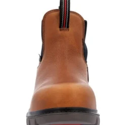 Rocky Men's Worksmart WP Chelsea Comp Toe Work Boot -Brown- RKK0400