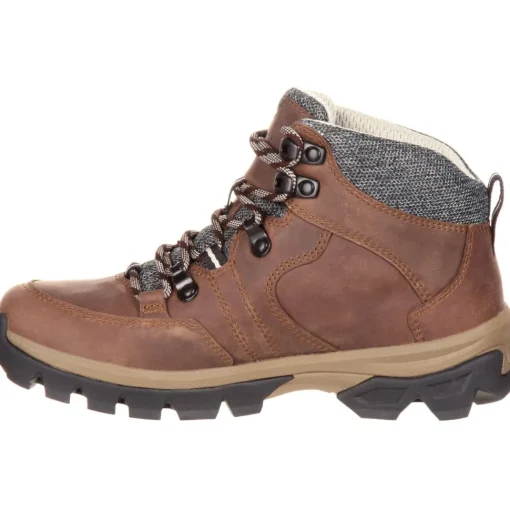 Rocky Women's Endeavor Point 5" WP Outdoor Hiking Boot- Brown- RKS0301