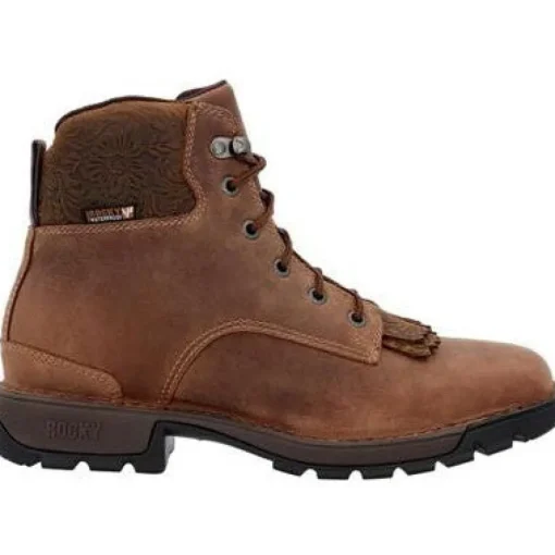 Rocky Women's Legacy 32 6" Comp Toe WP Western Boot -Coffee- RKW0411