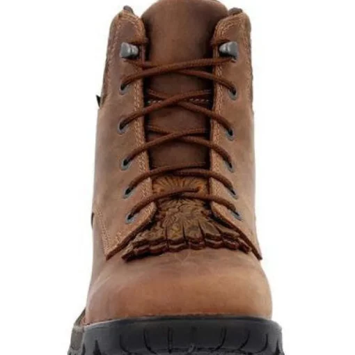 Rocky Women's Legacy 32 6" Comp Toe WP Western Boot -Coffee- RKW0411