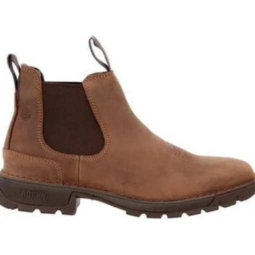 Rocky Women's Legacy 32 4" Square Toe Western Boot -Coffee- RKW0410