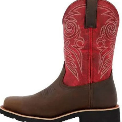 Rocky Women's Monocrepe 11" Steel Toe WP Western Classic Boot -Magenta- RKW0444
