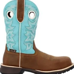 Rocky Women's Rosemary 11" Comp Toe WP Western Boot -Brown- RKW0412