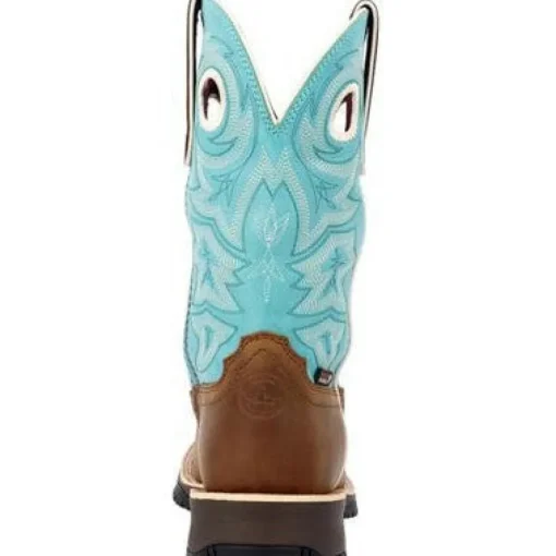 Rocky Women's Rosemary 11" Comp Toe WP Western Boot -Brown- RKW0412