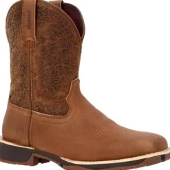 Rocky Women's Rosemary 9" Square Toe WP Western Boot -Cinnamon- RKW0413