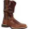 Rocky Women's Rosemary 11" Square Toe Western Boot -Brown- RKW0402