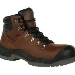 Rocky Women's Worksmart Comp Toe WP Work Boot -Brown- RKK0265