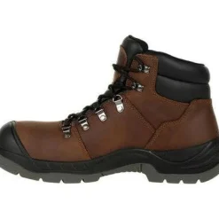 Rocky Women's Worksmart Comp Toe WP Work Boot -Brown- RKK0265