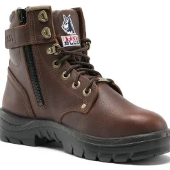 Steel Blue Men's Argyle 6" WP Soft Toe Side Zip Work Boot - Oak - 810951