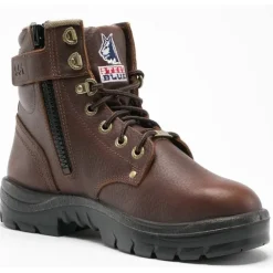 Steel Blue Men's Argyle 6" WP Steel Toe Side Zip Work Boot - Oak - 812951