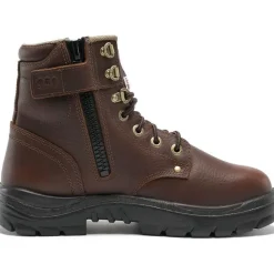 Steel Blue Men's Argyle 6" WP Soft Toe Side Zip Work Boot - Oak - 810951