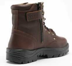 Steel Blue Men's Argyle 6" WP Steel Toe Side Zip Work Boot - Oak - 812951