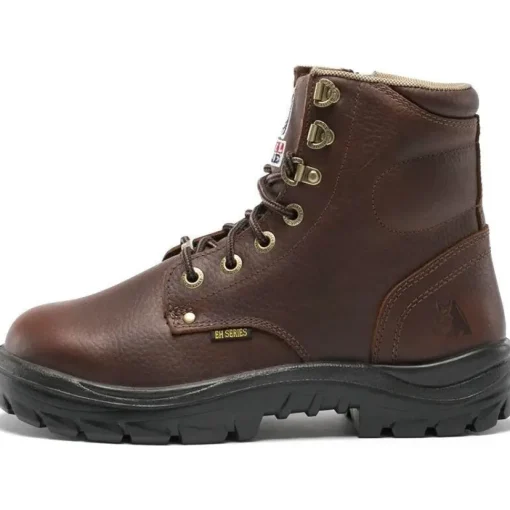 Steel Blue Men's Argyle 6" WP Soft Toe Side Zip Work Boot - Oak - 810951