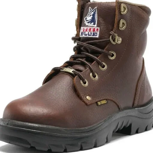 Steel Blue Men's Argyle 6" WP Soft Toe Side Zip Work Boot - Oak - 810951