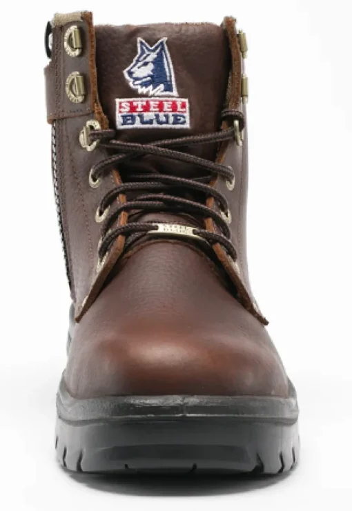Steel Blue Men's Argyle 6" WP Steel Toe Side Zip Work Boot - Oak - 812951