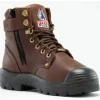 Steel Blue Men's Argyle Met Bump 6" WP MG Steel Toe Side Zip Work Boot - Oak - 862902