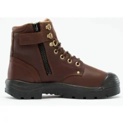Steel Blue Men's Argyle Met Bump 6" WP MG Steel Toe Side Zip Work Boot - Oak - 862902
