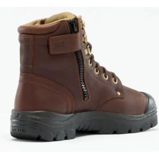 Steel Blue Men's Argyle Met Bump 6" WP MG Steel Toe Side Zip Work Boot - Oak - 862902