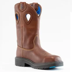 Steel Blue Men's Blue Heeler Steel Toe WP Western Work Boot - Brown - 813945