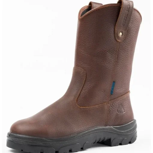 Steel Blue Men's Heeler 10" WP Steel Toe Wellington Work Boot - Oak - 812915