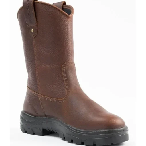 Steel Blue Men's Heeler 10" WP Steel Toe Wellington Work Boot - Oak - 812915