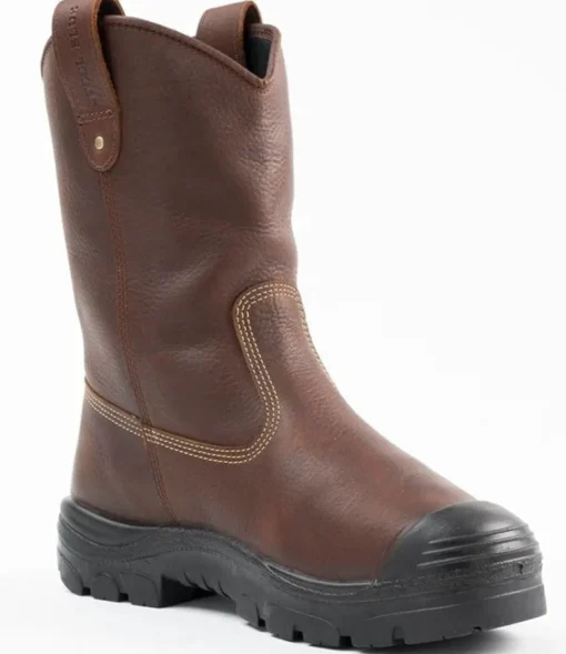 Steel Blue Men's Heeler Metguard Bump 10" WP Steel Toe Work Boot - Oak - 862905