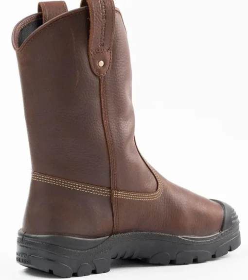 Steel Blue Men's Heeler Metguard Bump 10" WP Steel Toe Work Boot - Oak - 862905