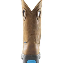 Steel Blue Men's Heeler Met Steel Toe WP Western Work Boot -Brown- 813904