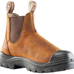 Steel Blue Men's Hobart PR Steel Toe Slip Resist Work Boot -Brown- 862903