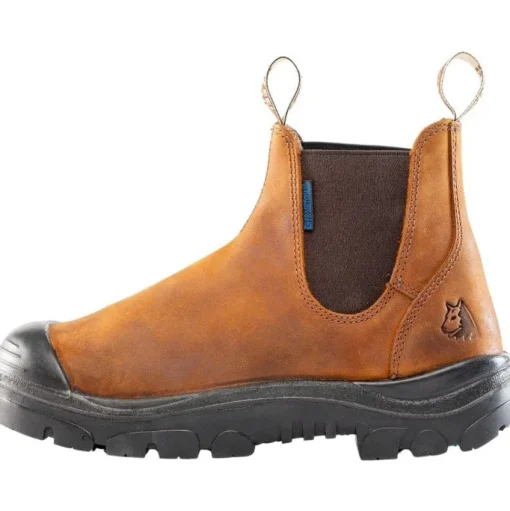 Steel Blue Men's Hobart PR Steel Toe Slip Resist Work Boot -Brown- 862903