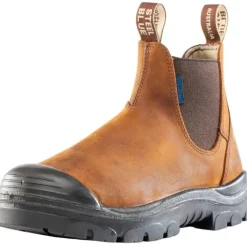 Steel Blue Men's Hobart PR Steel Toe Slip Resist Work Boot -Brown- 862903