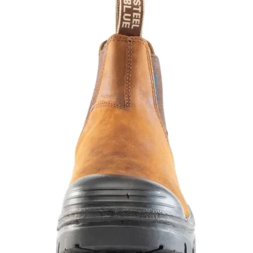 Steel Blue Men's Hobart PR Steel Toe Slip Resist Work Boot -Brown- 862903