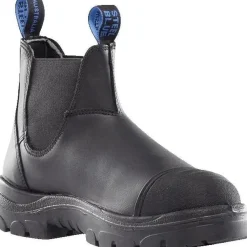 Steel Blue Men's Hobart Scuff Steel Toe Slip Resist Work Boot -Black- 812967
