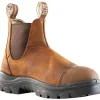 Steel Blue Men's Hobart Scuff Steel Toe Slip Resist Work Boot -Brown- 812967