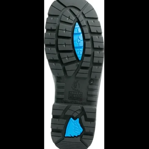 Steel Blue Men's Parkes Side Zip WP Steel Toe Hiker Work Boot - Black - 812968