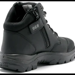 Steel Blue Men's Parkes Side Zip WP Steel Toe Hiker Work Boot - Black - 812968