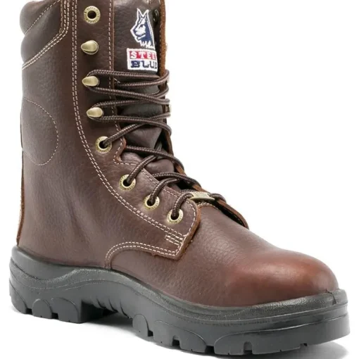 Steel Blue Men's Portland 8" WP Soft Toe Lace Up Work Boot - Oak - 810955