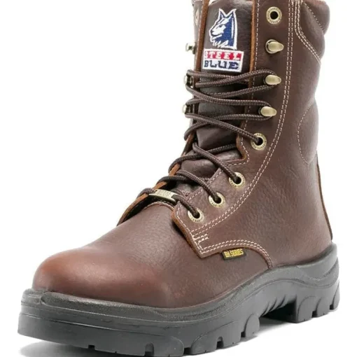 Steel Blue Men's Portland 8" WP Soft Toe Lace Up Work Boot - Oak - 810955