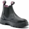 Steel Blue Women's Hobart 6" Soft Toe WP Chelsea Work Boot -Black- 810891