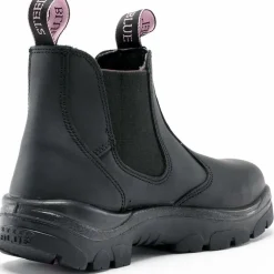 Steel Blue Women's Hobart 6" Soft Toe WP Chelsea Work Boot -Black- 810891