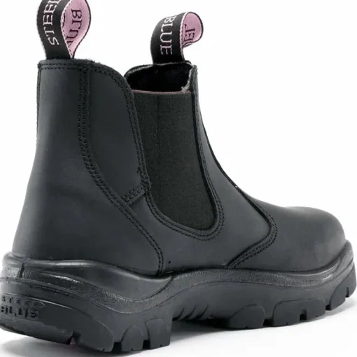 Steel Blue Women's Hobart 6" Soft Toe WP Chelsea Work Boot -Black- 810891