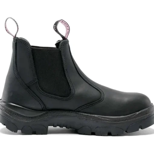 Steel Blue Women's Hobart 6" Soft Toe WP Chelsea Work Boot -Black- 810891