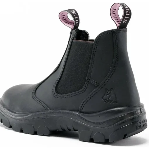Steel Blue Women's Hobart 6" Soft Toe WP Chelsea Work Boot -Black- 810891