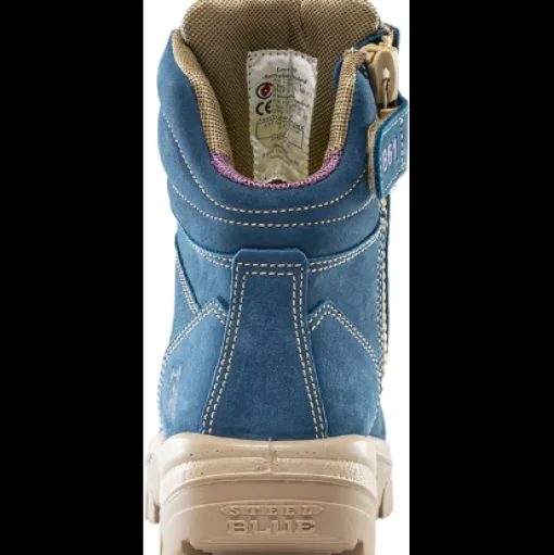 Steel Blue Women's Jungle 6" WP Soft Toe Cross Zip Ankle Boot - Sand - 812861
