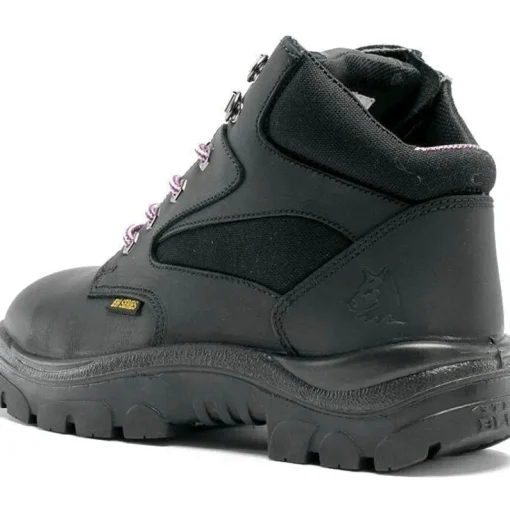 Steel Blue Women's Parkes 3.7" WP Steel Toe Lace Up Work Boot - Black - 812898