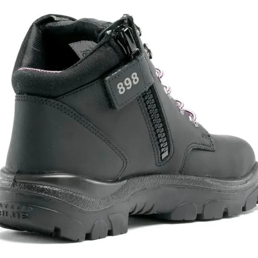 Steel Blue Women's Parkes 3.7" WP Steel Toe Lace Up Work Boot - Black - 812898