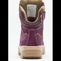 Steel Blue Women's Southern Cross Side Zip Steel Toe Work Boot - Purple - 892861