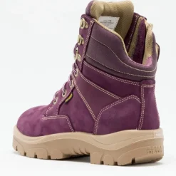 Steel Blue Women's Southern Cross Side Zip Steel Toe Work Boot - Purple - 892861