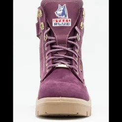 Steel Blue Women's Southern Cross Side Zip Steel Toe Work Boot - Purple - 892861