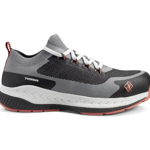 Terra Men's Eclipse Comp Toe Slip Resist Athletic Work Shoe -Black- 4T8MBR